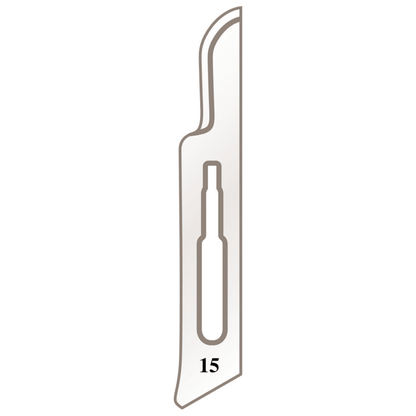 Skalpellhalter Klingen Nr. 15 für Griff Nr. 3