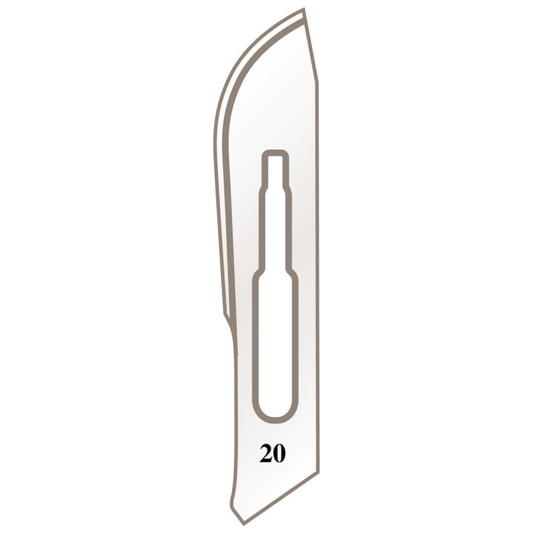 Skalpellhalter Klingen Nr. 20 für Griff Nr. 4