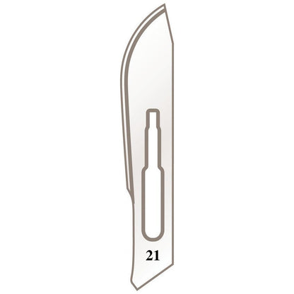 Skalpellhalter Klingen Nr. 21 für Griff Nr. 4
