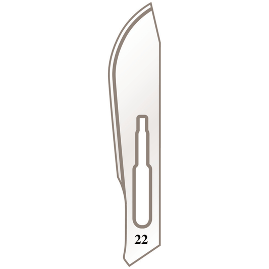 Skalpellhalter Klingen Nr. 22 für Griff Nr. 4