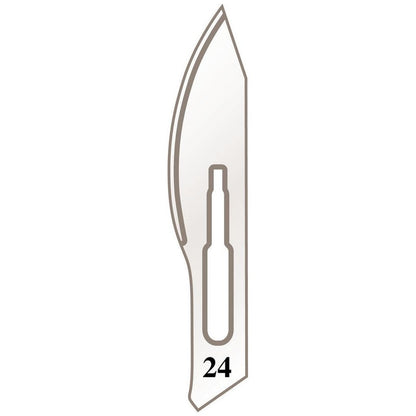Skalpellhalter Klingen Nr. 24 für Griff Nr. 4