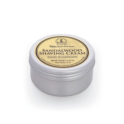 Taylor of Old Bond Street Sandalwood Rasiercreme Bowl 75 ml
