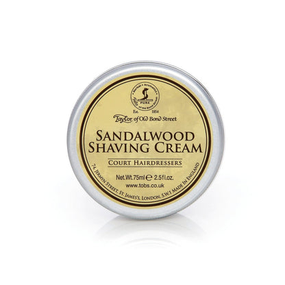 Taylor of Old Bond Street Sandalwood Rasiercreme Bowl 75 ml