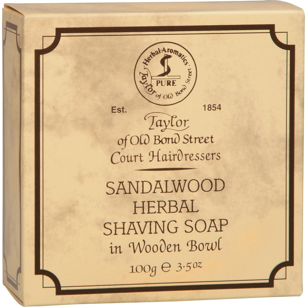 Taylor of Old Bond Street Sandelholz Rasierseife in Holzschale 100 g