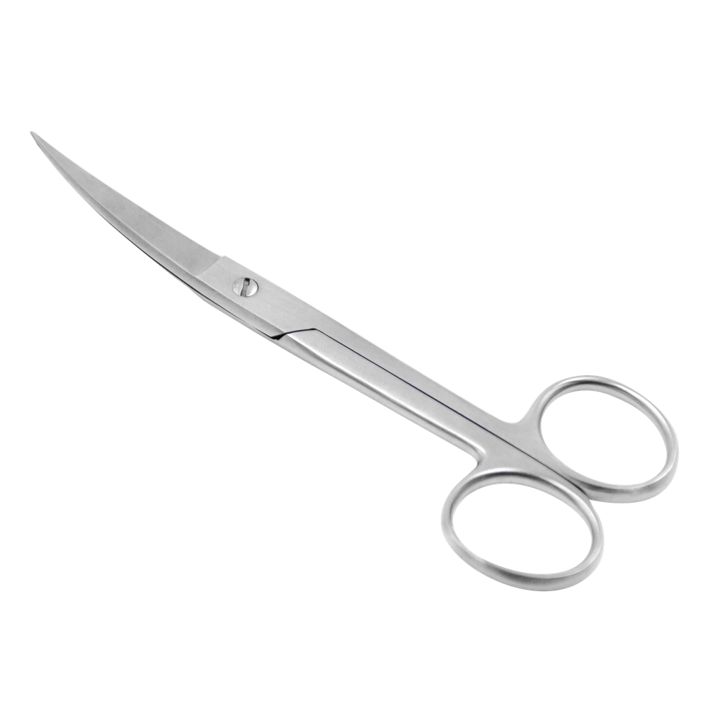 Verbandschere - spitz zugehend - leicht gebogen