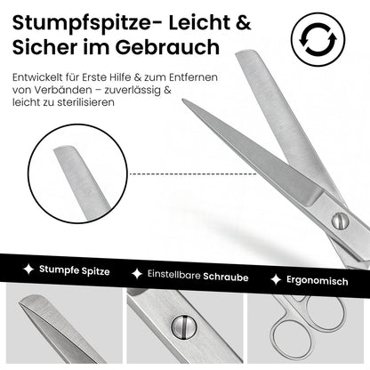 Verbandsschere - Schneide stumpf