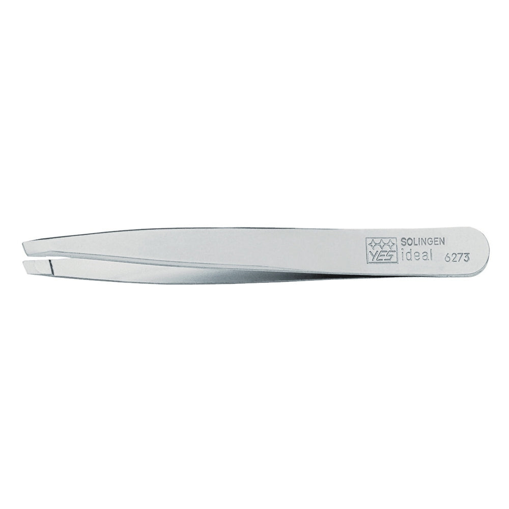 YES Solingen Pinzette ideal Mattiert Schräg 9 cm