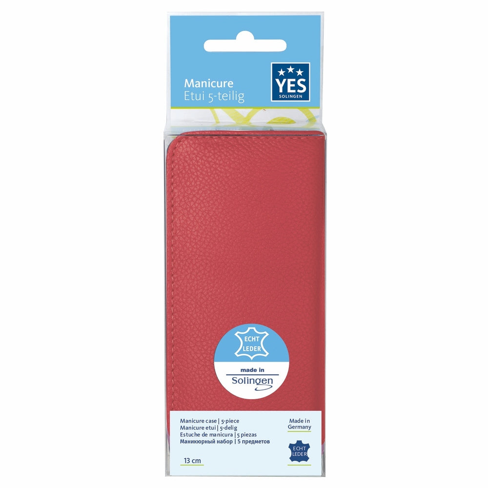 Yes Manicure Rv Etui 5-TLG. Rot
