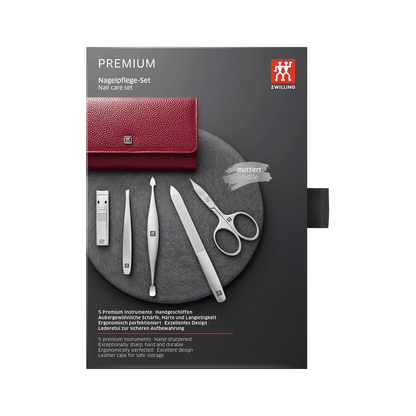 Zwilling Twinox Maniküre-Set im Lederetui
